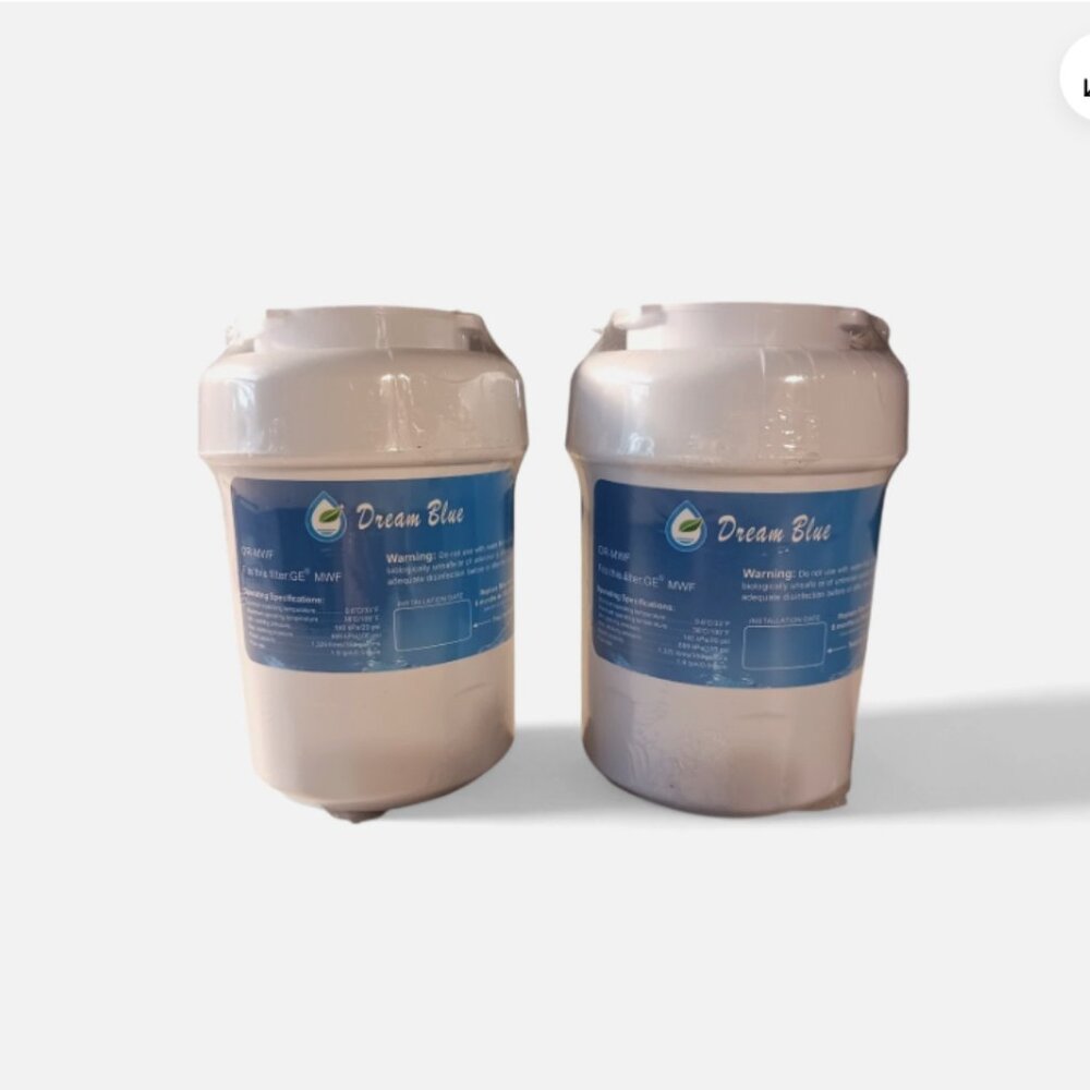 DR-MWF Dream Blue Refrigerator Water Filter fits for GE-MWF Set of 2 pcs - Picture 2 of 11